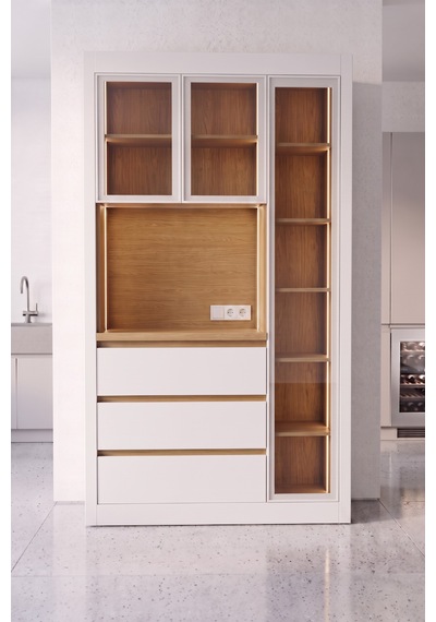 Nero Kahve Köşesi Multi 125 Cm Beyaz - Meşe Nero Kahve Köşesi Multi 125 Cm Beyaz - Meşe