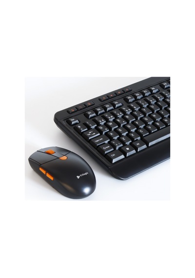 Trilogic Desktech KBW707 Multimedya Kablosuz Q Klavye Mouse Set