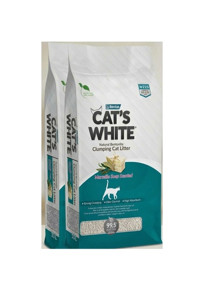 Cats White Sabun Kokulu Kedi Kumu 10lt 2 Adet