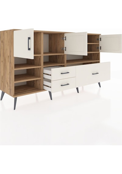 Kronos Konsol 8 Raflı 3 Çekmeceli 4 Kapaklı 176x59x99 Çam-aytaşı Aytası - Atlas Çam Kronos Konsol 8 Raflı 3 Çekmeceli 4 Kapaklı 176x59x99 Çam-aytaşı Aytası - Atlas Çam