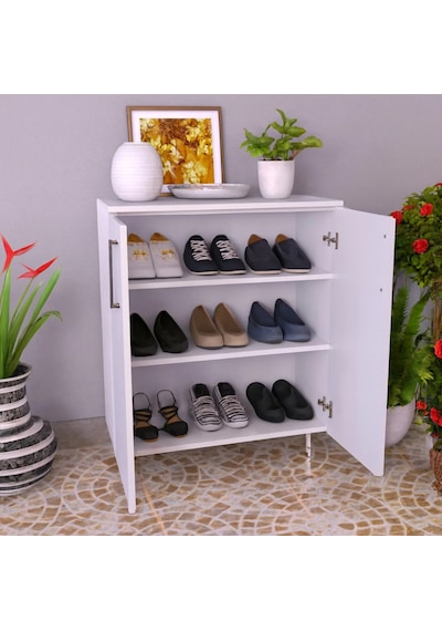 Stillmobilya %100 Mdf Çok Amaçlı Dolap Beyaz