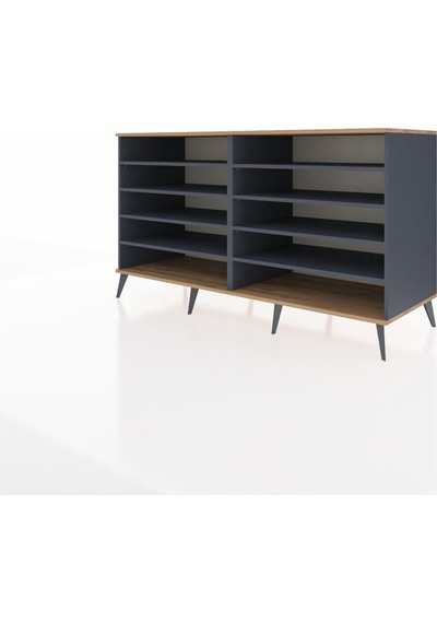 Kronos Konsol 8 Raflı 176x59x99 Antrasit-çam/antrasit Atlas Çam/antrasıt - Antrasıt Kronos Konsol 8 Raflı 176x59x99 Antrasit-çam/antrasit Atlas Çam/antrasıt - Antrasıt