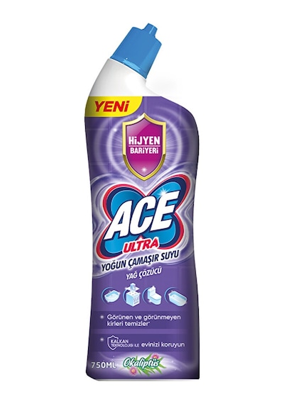 2 Adet Ace Ultra Çamaşır Suyu Powerjel 750 Ml Çiçek Kokulu Tekli
