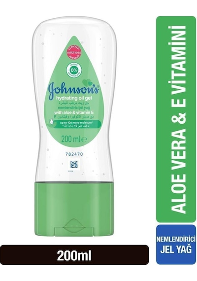 Johnson's Aloe Vera Jel Bebek Yağı 200 Ml
