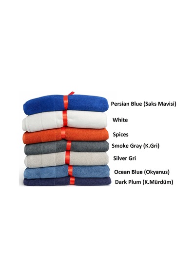 Özdilek Svv Border Kalın ve Süper Emici Yeni Seri Banyo Havlusu 76x147 - Persian Blue Saks Mavisi