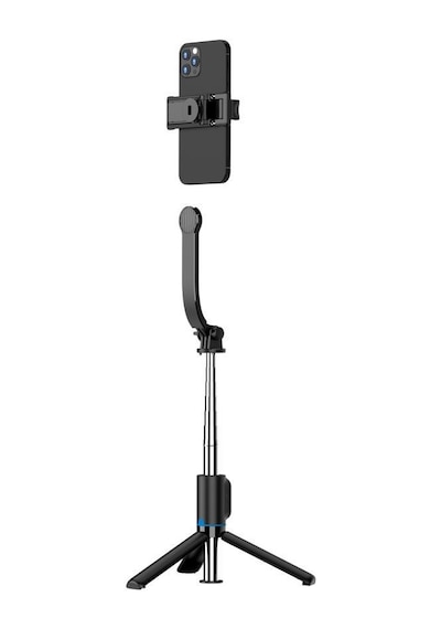 Torima C01 Çok Amaçlı Tripod Kumandalı Selfie Çubuğu Siyah