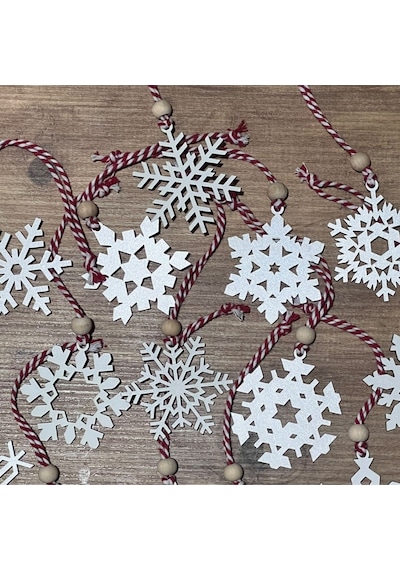 Ahşap Yılbaşı Ağaç Süsü-by15 5399 Diğer