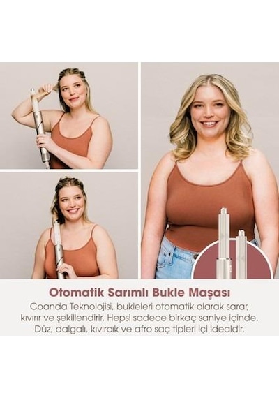 Shark Flexstyle 5in1 Stone Saç Şekillendirme Seti Gümüş
