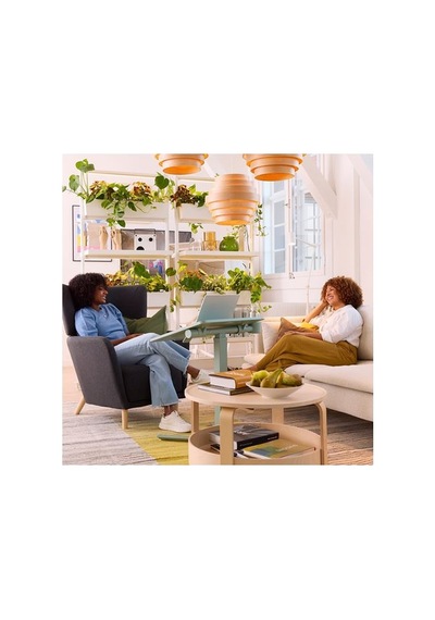 Ikea Mıttzon Yüksekliği Ayarlanabilen Çalışma Masası, Yeşil, 66x50 Cm