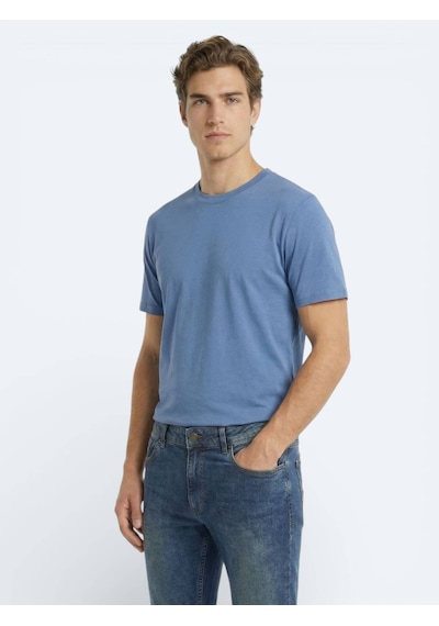 Kip Çok Renkli 5li Düz %100 Pamuk T-shirt