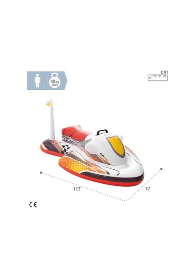 Wave Rider Ride-on Dalga Sürüşü Açık Gri