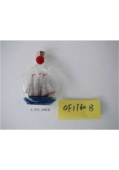 DENİZCİLİK GRUBU › Marine Şişe Gemi-Z&A ŞİŞE GEMİ4.7x3.3x9 cm.