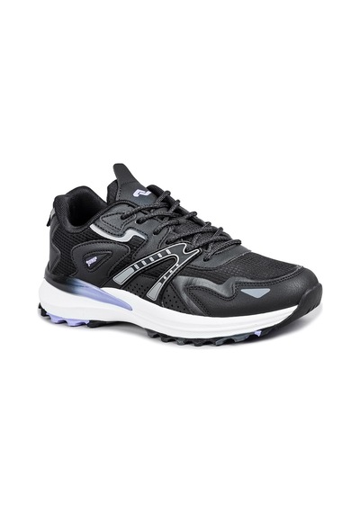 Jump 29940 Siyah - Mor Kadın Sneaker Günlük Spor Ayakkabı