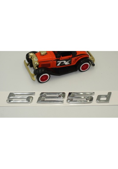 Bmw 525D Bagaj Krom Metal 3M 3D Yazı Logo