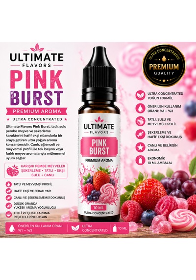 Ultimate Flavors Pink Burst Aroma Ultra Concentrated