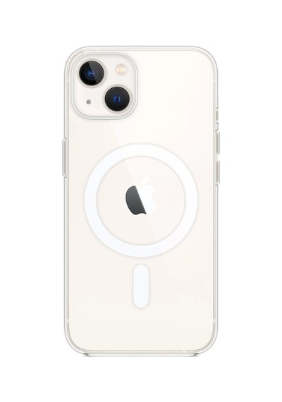 Apple İphone 15 Plus Kılıf Magneticsafe Şeffaf Silikon - Şeffaf