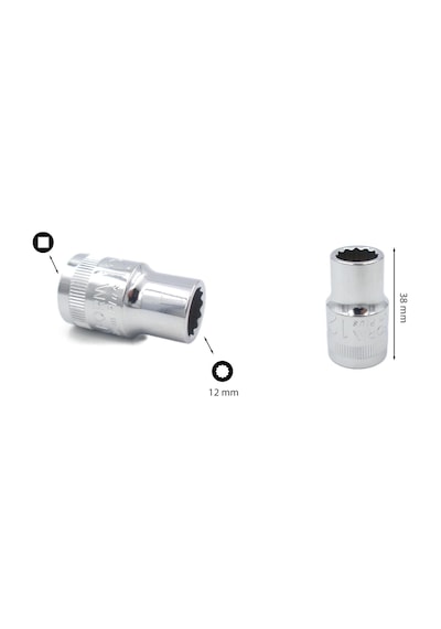 Ceta Form 12 mm 1/2” 12 Köşe Yıldız Lokma Anahtar C22-B12