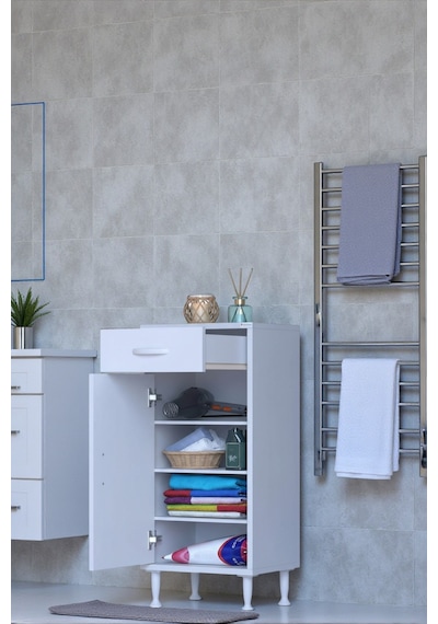 Eliusta Rose 50 Cm Beyaz 1 Çekmeceli Banyo Mutfak Dolabı 4 Bölmeli 3 Raflı Çok Amaçlı Dolap 50x88x32,5 Cm Beyaz Eliusta Rose 50 Cm Beyaz 1 Çekmeceli Banyo Mutfak Dolabı 4 Bölmeli 3 Raflı Çok Amaçlı Dolap 50x88x32,5 Cm Beyaz