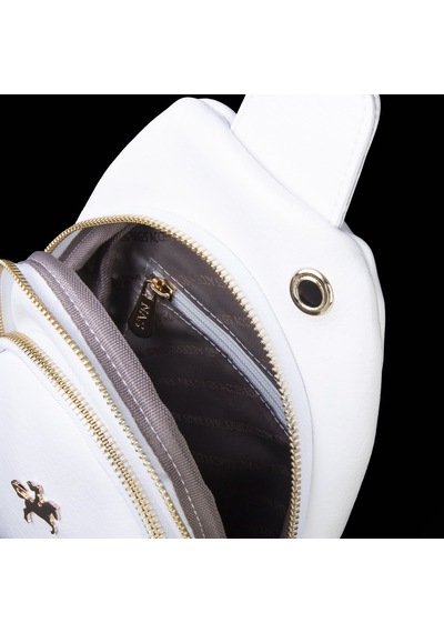 Nas Bag Kadın Crossbody Bag Bel Ve Body Bag Beyaz Victoria
