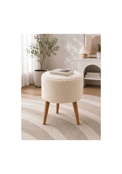 Pufly Peluş Çok Amaçlı Dekoratif Puf Koltuk Dekoratif Puf Ayaklı Krem Puf Krem 35 Cm Ahşap Ayaklı Yuvarlak Puf Pufly Peluş Çok Amaçlı Dekoratif Puf Koltuk Dekoratif Puf Ayaklı Krem Puf Krem 35 Cm Ahşap Ayaklı Yuvarlak Puf