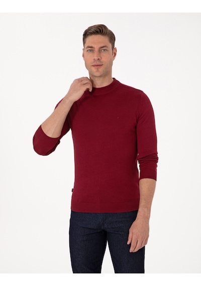 Pierre Cardin Erkek Vişne Kazak /triko 50314188-vr223 Vişne