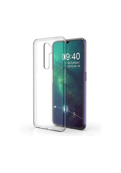 Ekılıf - Oppo A9 2020 Uyumlu Kılıf Şeffaf Soft Slim Fitt Süper Silikon Kapak - Şeffaf