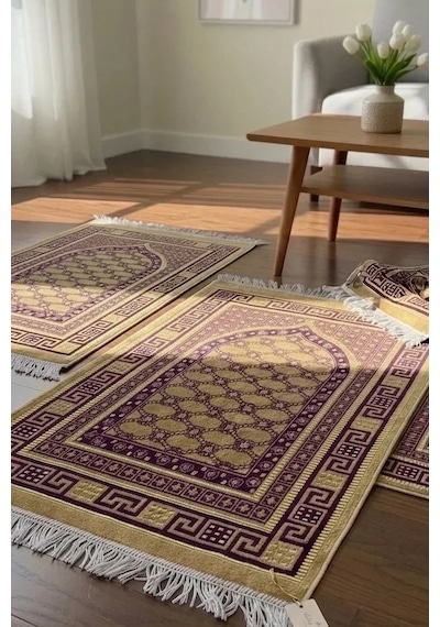 10 Adet Kadife Seccade Karışık Renkli 70cmx110cm 400gr Hac Ve Umre Çok Renkli