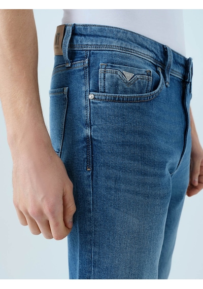 Loft Ricardo Slim Fit Mavi Erkek Jean Pantolon Lf2035689 Mavi