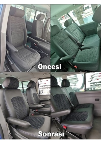 Volkswagen Caravelle 8+1 Araca Özel Oto Koltuk Kılıfı (487247892)