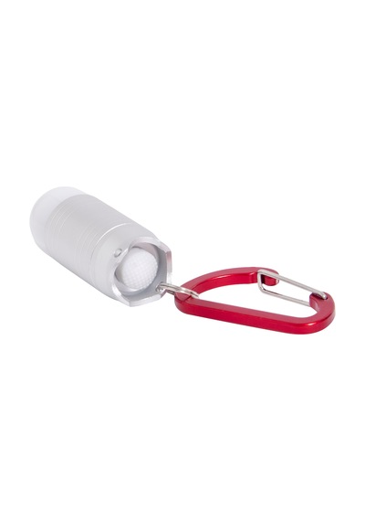 Vıp-tec Vt891212 Mini El Feneri 25 Lümen Anahtarlık Karabinalı Alüminyum Gri