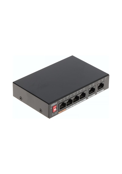 Dahua PFS3006-4ET-60-V2 6 Port 60 W 4 Port PoE 10/100 2x-Uplink Switch