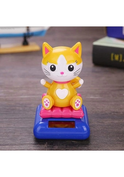 Güneş Enerjili Solar Sallanan Kedi 1 53733558