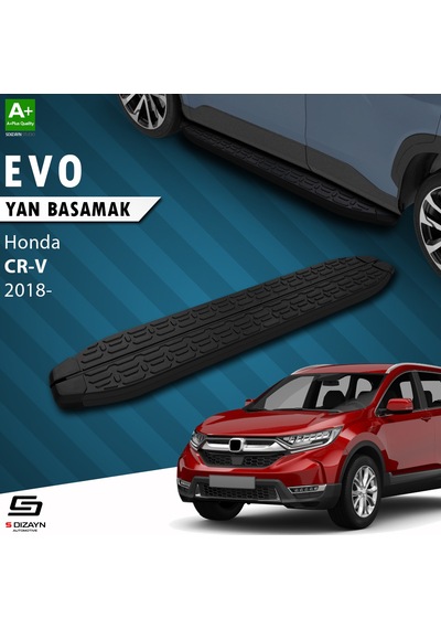 S-dizayn Honda Cr-v 5 Evo Siyah Yan Basamak 173 Cm 2018 Üzeri