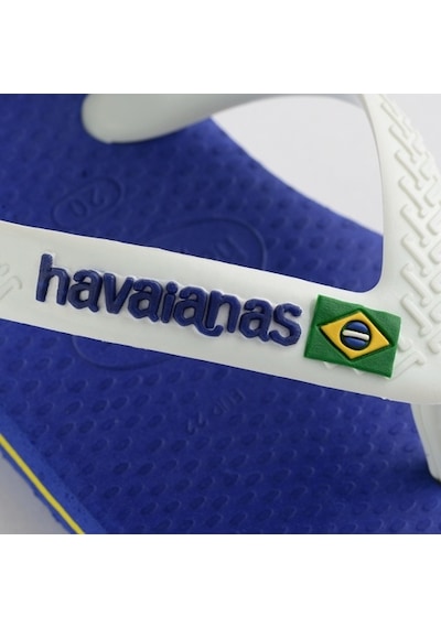 Havaianas Baby Brasıl Logo Iı Erkek Bebek Parmak Arası Sandalet 4140577 2711 Mavi