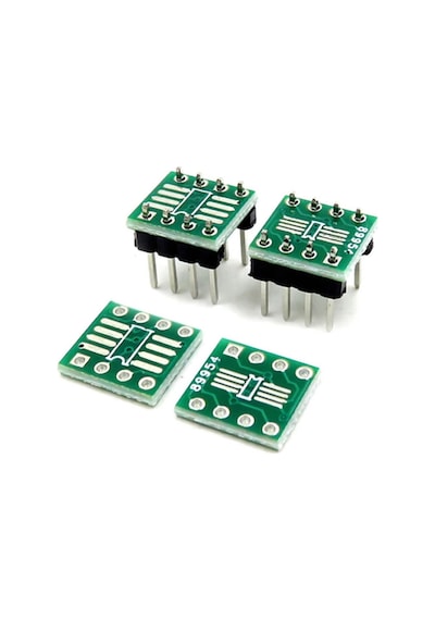 Ssop8 Sop8 Dıp8 Smd Çevirici Pcb Sop8 Ssop8 Tssop8 Ssop Tssop Msop Prototip Deney Kartı Fr4