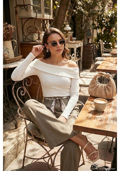 Lela Bayan Pantolon 6923860 Haki Haki