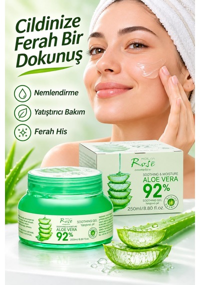 3b Trend Aloe Vera %92 Yatıştırıcı Ve Nemlendirici Jel 250 Ml Yüz Ve Vücut Bakım Jeli
