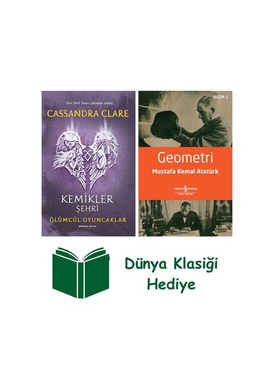 Ölümcül Oyuncaklar 1. Kitap - Kemikler Şehri + Geometri + Dünya Klasiği Hediye