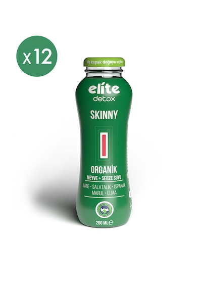 12'li Organik Skinny %100 Meyve-sebze Suyu 200 Ml