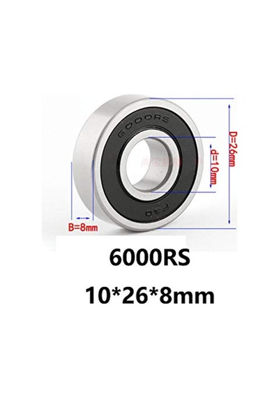6000 2Rs Rulman, 10X26X8 Mühürlü Bilya Rulman Bilye, Adet Seçmeli 554865733