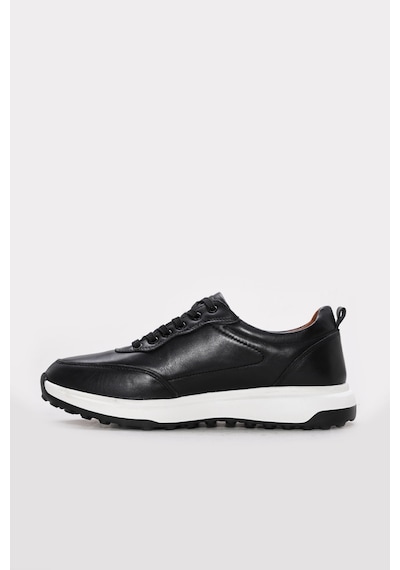 Fast Step Hakiki Deri Erkek Casual Ayakkabı 343ma2008 Siyah