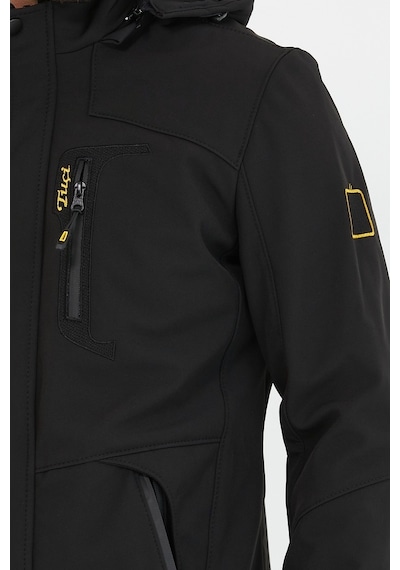 Mero Life İçi Kürklü Kapüşonlu Su ve Rüzgar Geçirmez Softshell Erkek Mont - Siyah Mero Life İçi Kürklü Kapüşonlu Su ve Rüzgar Geçirmez Softshell Erkek Mont - Siyah