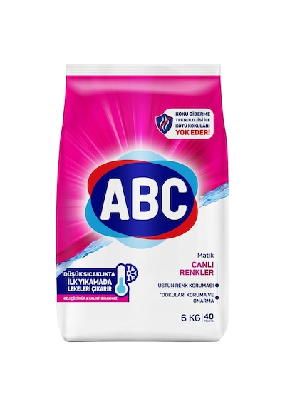 Abc Deterjan Matik Canlı Renkler 6 Kg