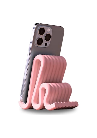 Modern Masaüstü Minimalist Telefon Tutucu - Stand Pembe Diğer
