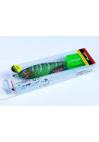 Ayrex Kardez Glow Squid Jig 10 Cm 10 Gr Fosforlu Kalamar Zokası