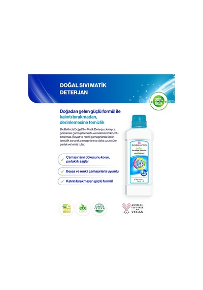 Doğal Konsantre Doğal Sıvı Matik Deterjan 700 Ml Diğer