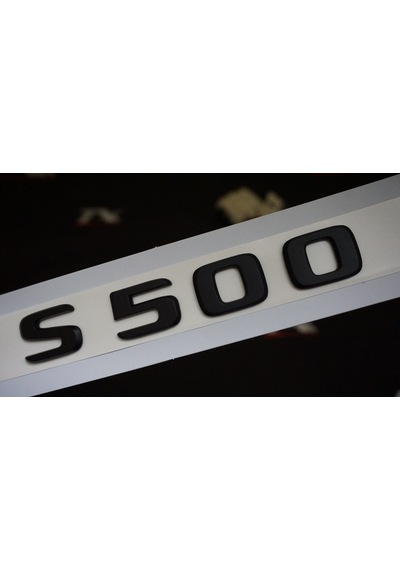 S500 Bagaj Yazı Logo Mat Siyah Renk Ürün