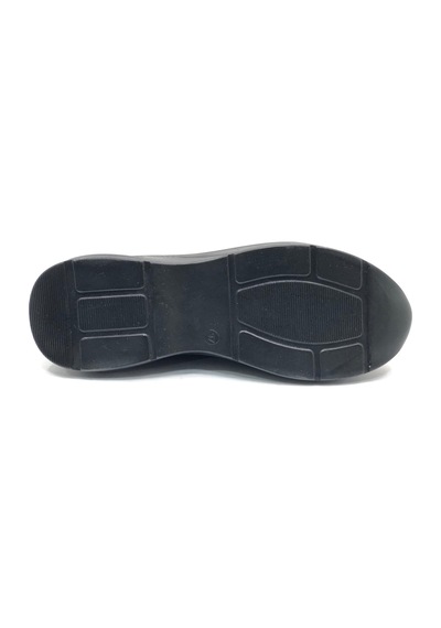 Kocamanlar 2416 4 Cm Topuklu Taban Sneaker Kadın Spor Ayakkabı Siyah