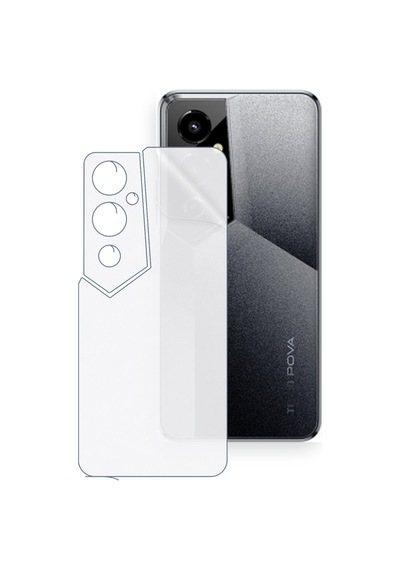 Schitec Tecno Pova 4 Pro Uyumlu Arka Yüzey Hidrojel Koruyucu Film
