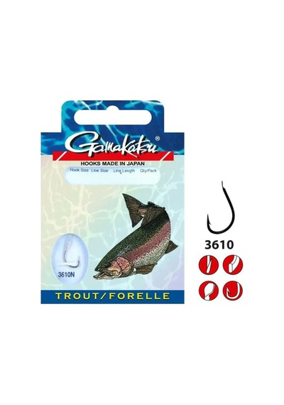 Gamakatsu Booklet Alabalık 3610n 6-0.22mm 100cm